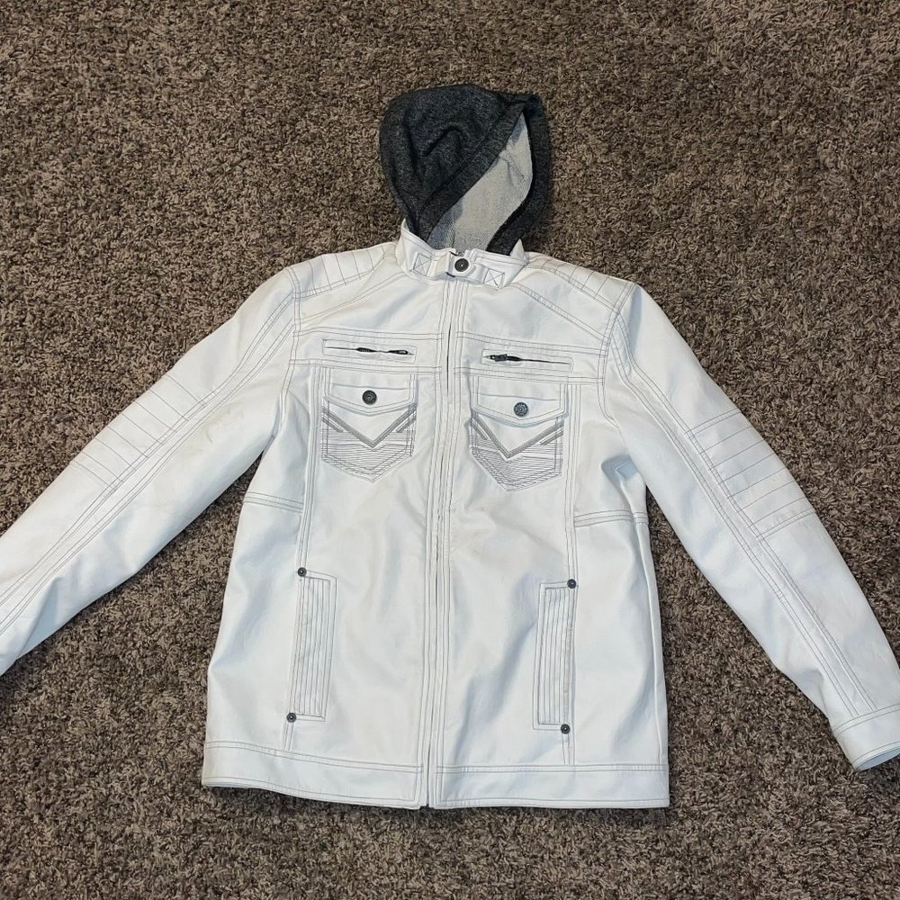 White Leather Jacket